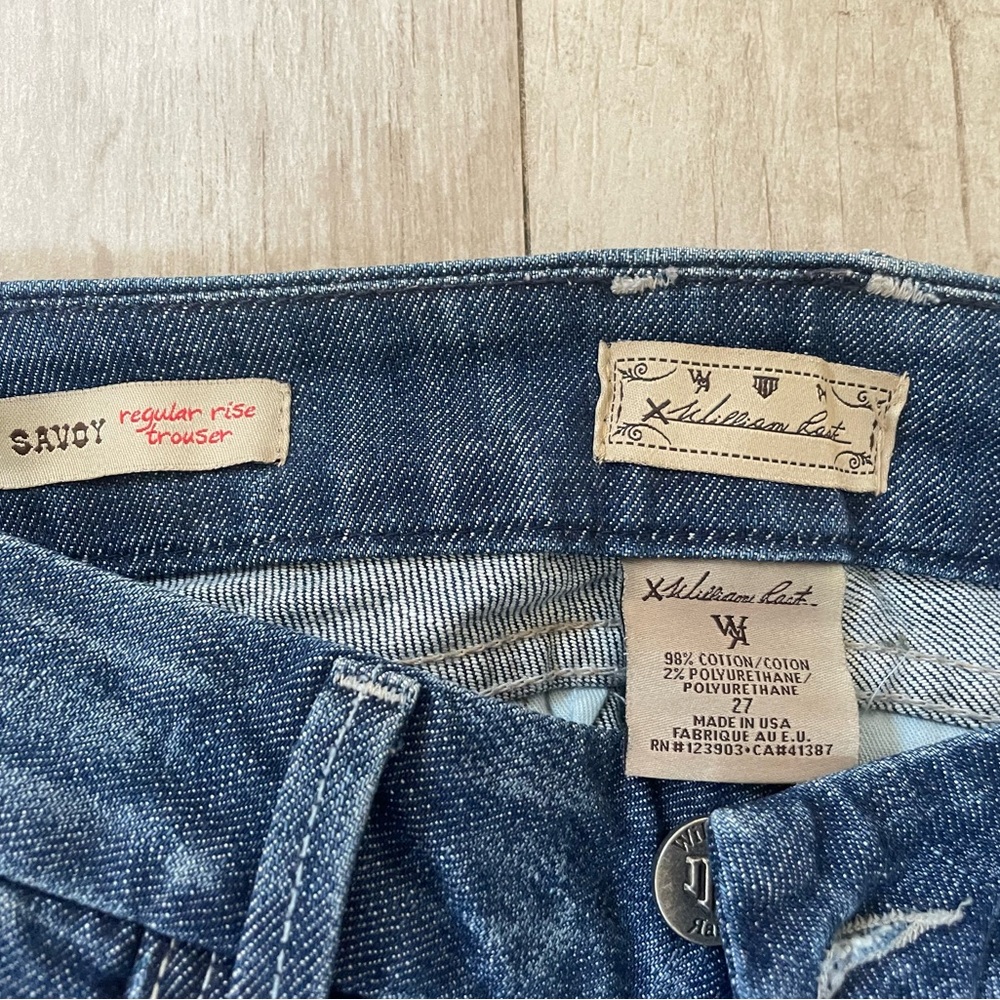 William Rast Savoy Blue Boot Cut Leg Jeans - Y2K Vintage Size 27 - Picture 4 of 6